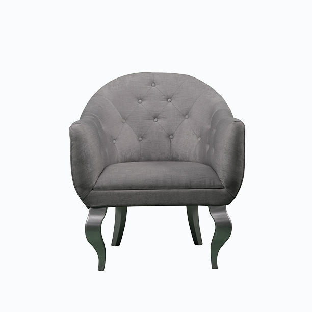 ButacaRockefeller estilo Luis XV gris