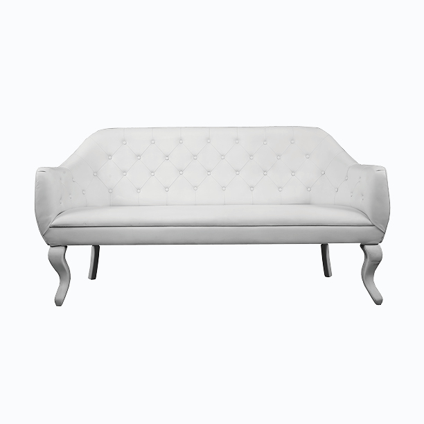 Sofa Luis XV blanco