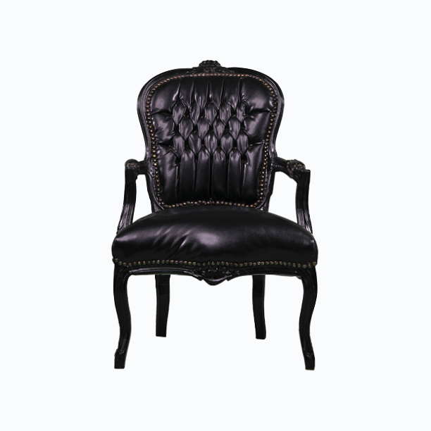 Silla Isabella Charol Negra