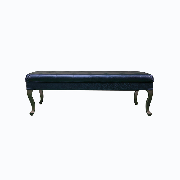 Banqueta capitoneada Azul