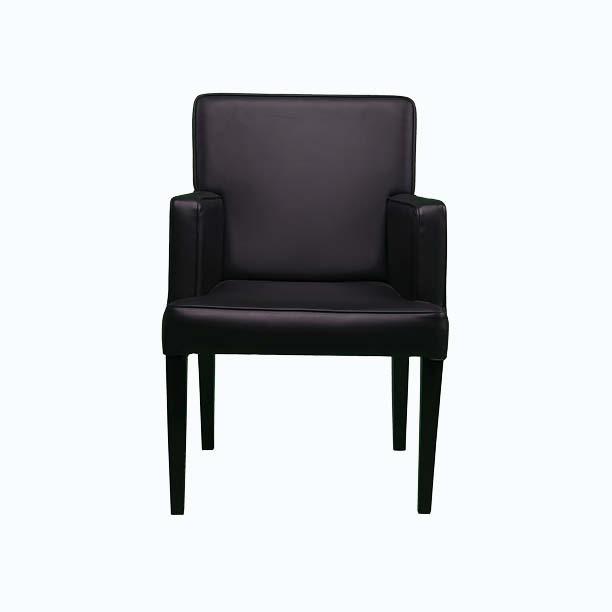 Butaca cuadrada negra