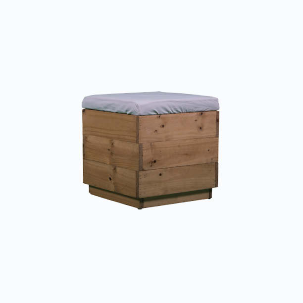 Puff Cuadrado Palette Blanco