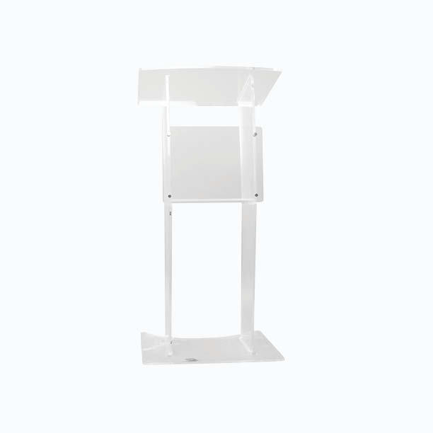 Podio acrílico transparente