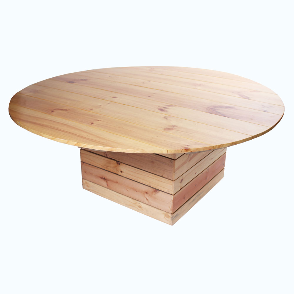 Mesa Rústica Redonda