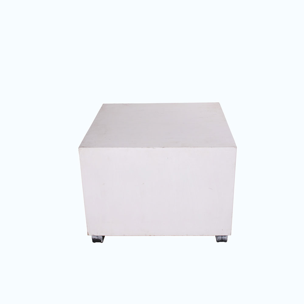 Mesa Auxiliar Cuadrada Blanca